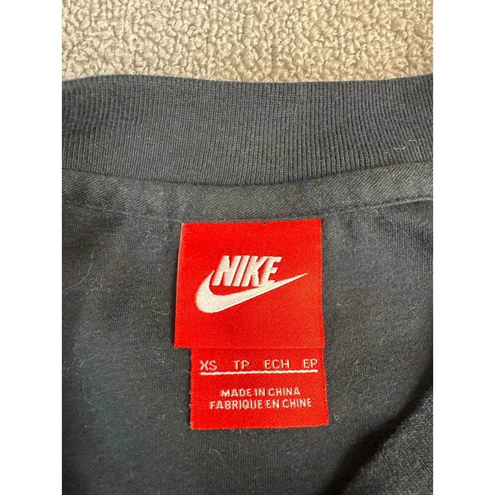 Nike Top Short Sleeve Bonded Mesh T-shirt Activewear Running Black Size‎ XS